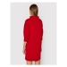 Liviana Conti Úpletové šaty L1WI24 Červená Regular Fit