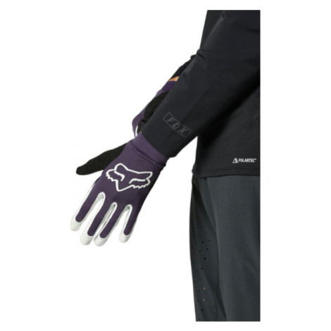 Fox FLEXAIR Pánske cyklistické rukavice, fialová, veľkosť