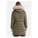 TIMBERLAND Zimný kabát  béžová / zelená