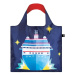Skladacia nákupná taška LOQI NAUTICAL Ahoy