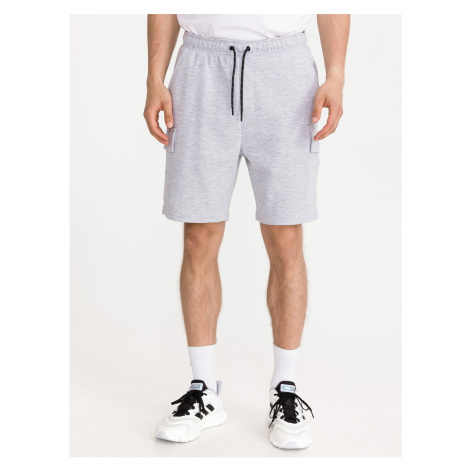 Kraťasy pre mužov Jack & Jones - sivá