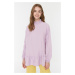 Trendyol Lilac Woven Frilly Tunic