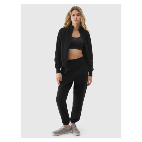 Women's 4F Organic Cotton Jogger Sweatpants - Black