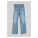 DŽÍNSY GANT SLIM FLARE JEANS SEMI LIGHT BLUE WORN IN