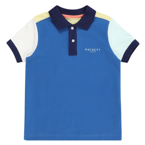 Hackett London Tričko  námornícka modrá / tmavomodrá / svetložltá / svetloružová