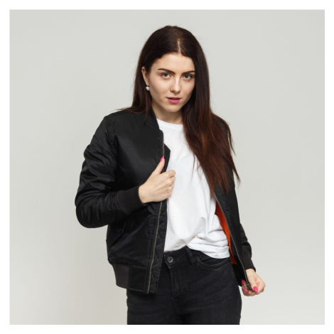 Urban Classics Ladies Basic Bomber Jacket čierna