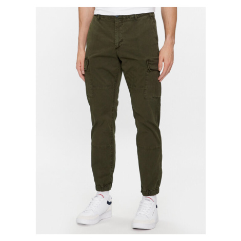Tommy Hilfiger Jogger nohavice Chelsea MW0MW31149 Kaki Relaxed Fit