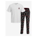 Men's Patterned Pajamas Jack & Jones Candy Santa - Men