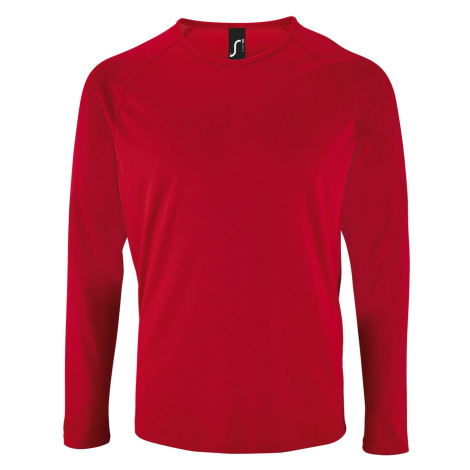 SOĽS Sporty Lsl Pánske funkčné tričko dlhý rukáv SL02071 Red