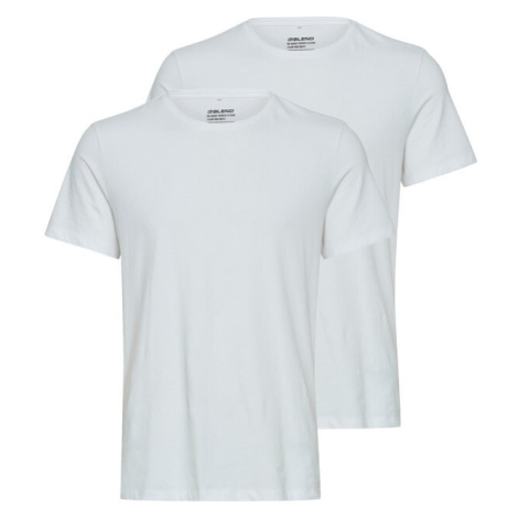 Blend 2-dielna súprava tričiek Nick 701877 Biela Regular Fit