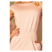 Dámské šaty model 6879226 pudrově růžová L - numoco