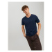 Jack&Jones Tričko Basic 12156102 Tmavomodrá Standard Fit