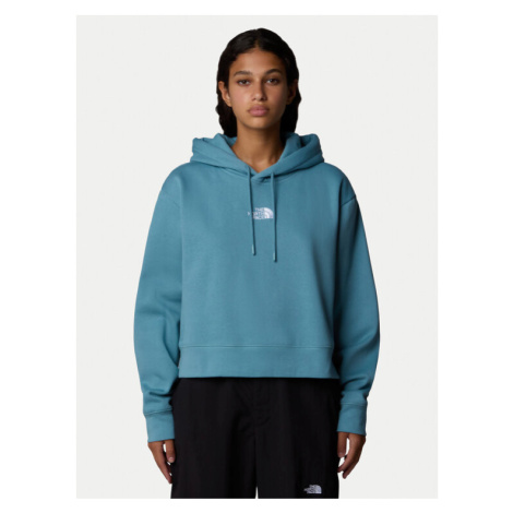 The North Face Mikina Essential NF0A89EX Modrá Regular Fit