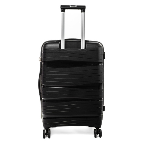Čierny prémiový plastový kufor &quot;Royal&quot; s TSA zámkom - veľ. M, L, XL
