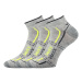 VOXX ponožky Rex 11 light grey melé 3 páry 113590