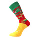 Lonka HAMBURGER 2PACK Unisexové ponožky, žltá, veľkosť