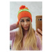 Women's Cap Kinga K297 Orange + Green Neon + White