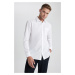 DEFACTO Regular Fit Poplin Long Sleeve Shirt