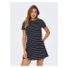 Dark Blue Women's Striped Basic Dress ONLY May - Women