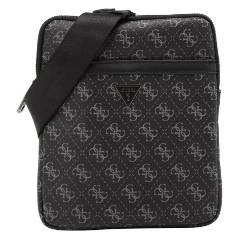 GUESS Taška cez rameno &#039;MILANO CROSSBODY FLAT&#039;  antracitová / čierna