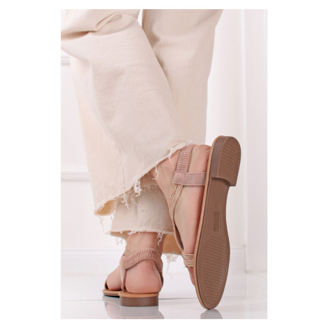 Staroružové nízke sandále Lana Ideal