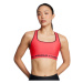 Dámska tréningová športová podprsenka UNDER ARMOUR Crossback Mid Bra-RED