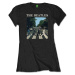 The Beatles Tričko Abbey Road & Logo Womens Black