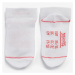 Detské ponožky 100 2 páry bielo-ružové