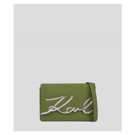 Kabelka Karl Lagerfeld K/Signature Md Shoulderbag Zelená