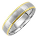 Snubný oceľový prsteň JOURNEY pre mužov aj ženy