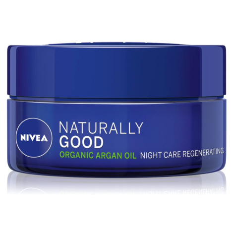 Nivea Naturally Good Organic Argan Oil regeneračný nočný krém