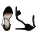Bianco Remienkové sandále  čierna