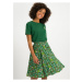 Green Patterned Skirt Blutsgeschwister - Women