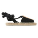 Castañer Espadrilky Panchi/001 023045-100 Čierna