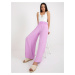 Light purple fabric Swedish trousers