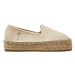 Manebi Espadrilky Yucatan Double Sole Espadrilles G 5.0 D0 Béžová