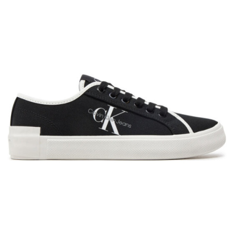 Calvin Klein Jeans Sneakersy Skater Vulcanized Low Cs Ml Mr YW0YW01453 Čierna