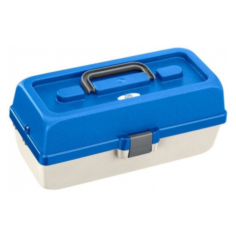 Plastica panaro rybársky kufrík 118/2-poschodový bielo-modrý
