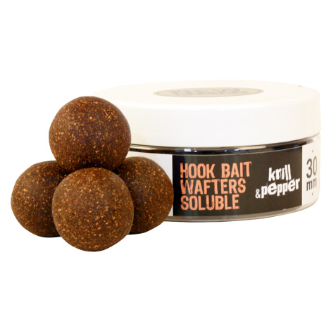 The one vyvážené boile hook bait wafters soluble 30 mm - krill pepper