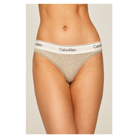 Tangá Calvin Klein Underwear šedá farba, 0000F3786E