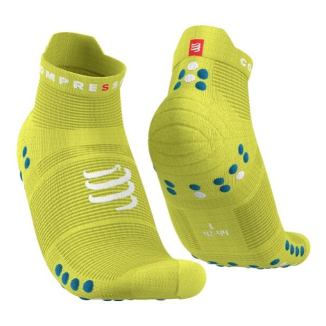 Compressport PRO RACING SOCKS V4.0 RUN Bežecké ponožky, svetlo zelená, veľkosť