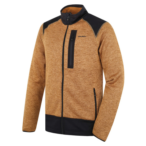 Men's fleece sweater HUSKY Alan M dk. Mustard