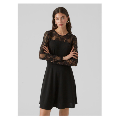 Vero Moda Každodenné šaty 10296124 Čierna Regular Fit