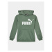 Puma Mikina Ess Big Logo 586965 Zelená Regular Fit