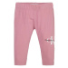 Detské legíny Calvin Klein Jeans ružová farba, s potlačou