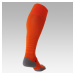 Detské vrúbkované futbalové ponožky Viralto Club oranžové