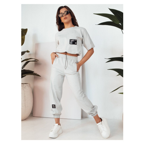 HOLTY women's tracksuit light grey Dstreet