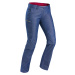 Dámske nohavice Travel 100 odopínateľné džínsovo modré