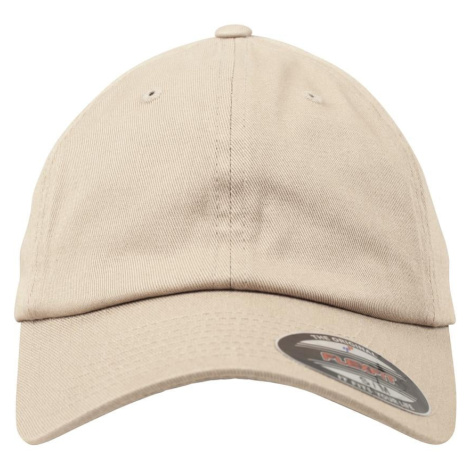 Khaki Beanie Flexfit Cotton Twill Dad Cap