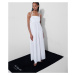 Šaty Karl Lagerfeld Kl Monogram Maxi Beach Dress Biela